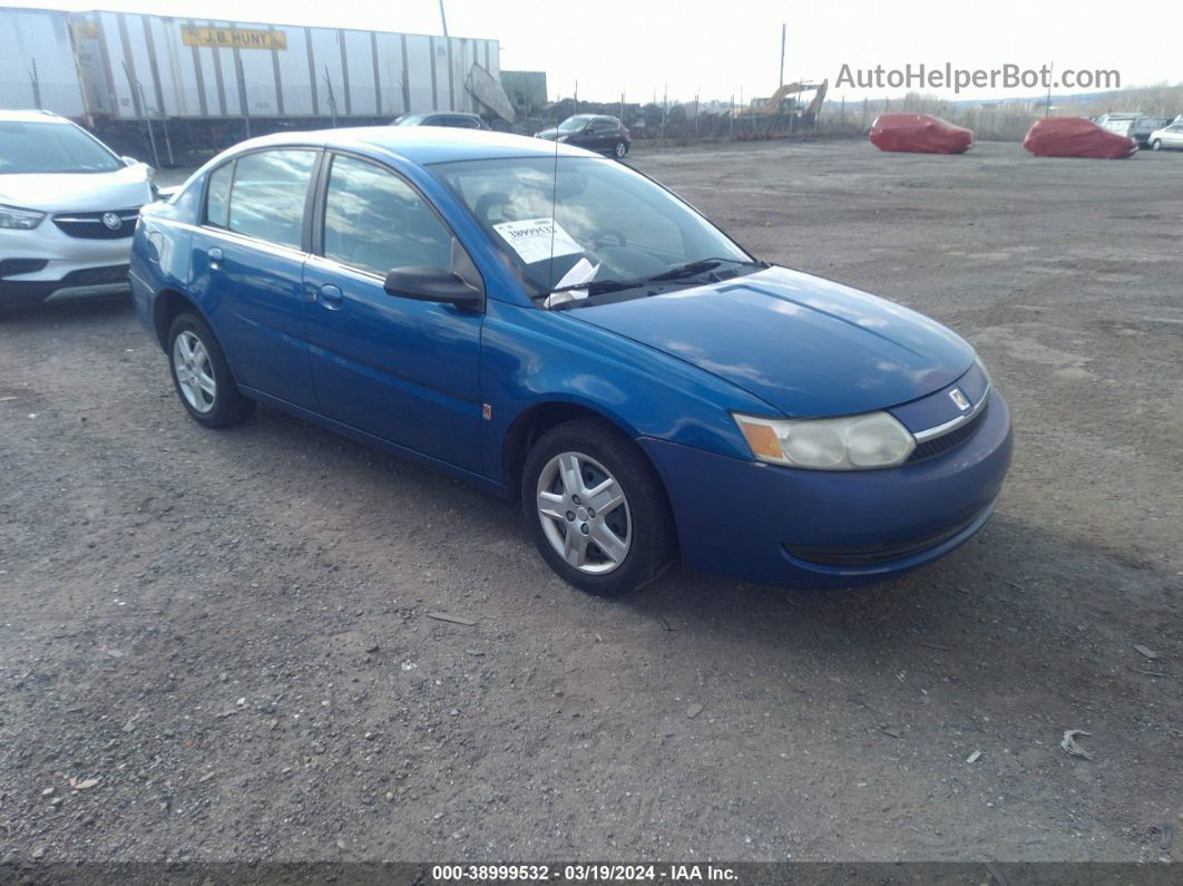 2003 Saturn Ion 2 Blue vin: 1G8AJ52F83Z166664