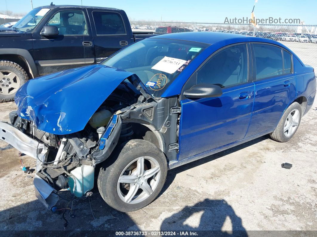 2003 Saturn Ion 2 Синий vin: 1G8AJ52F93Z187099