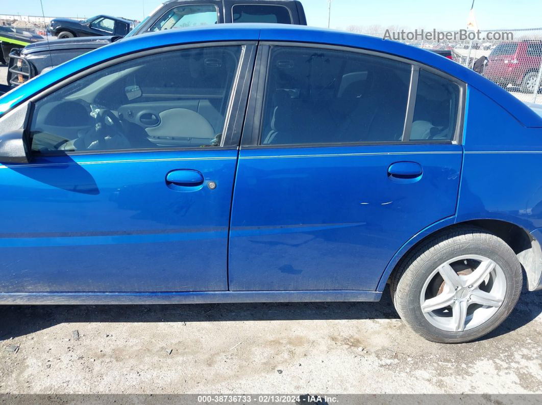 2003 Saturn Ion 2 Blue vin: 1G8AJ52F93Z187099