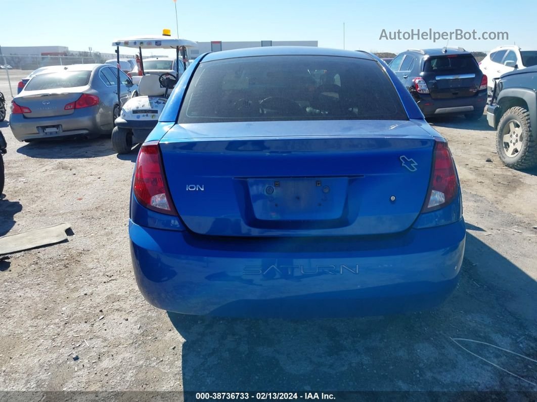 2003 Saturn Ion 2 Blue vin: 1G8AJ52F93Z187099