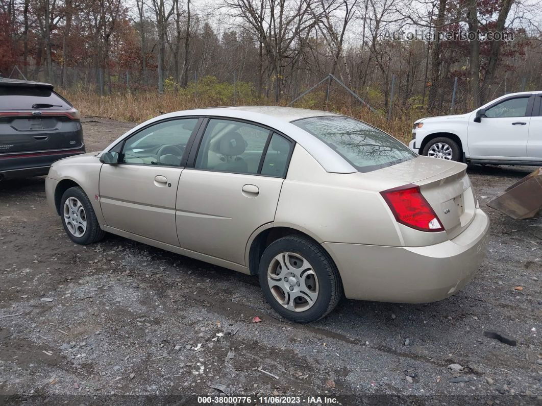 2003 Saturn Ion Ion 2 Золотой vin: 1G8AJ52FX3Z142947