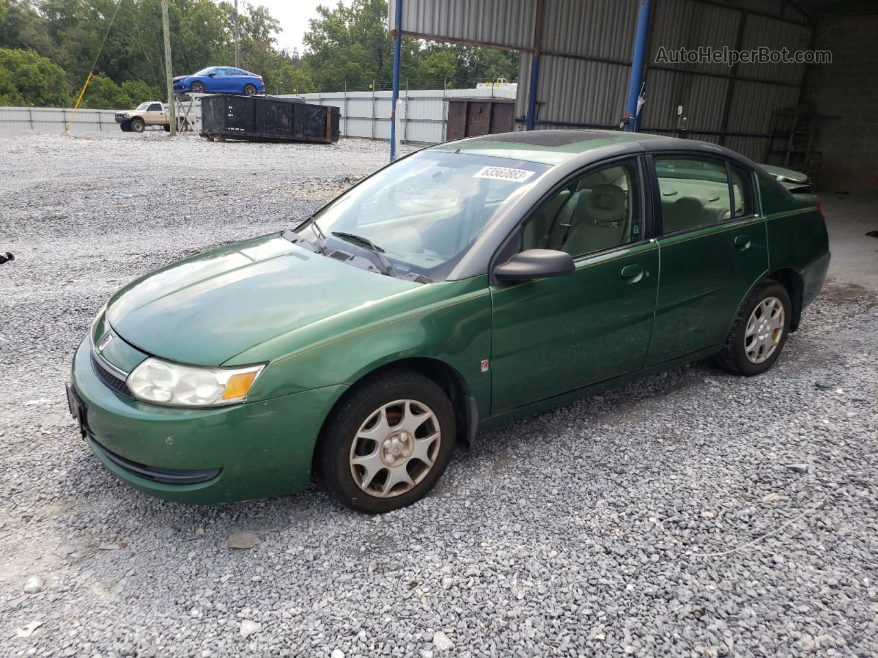 2003 Saturn Ion Level 2 Green vin: 1G8AJ54F03Z149547