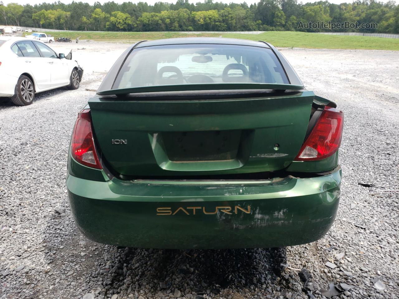 2003 Saturn Ion Level 2 Green vin: 1G8AJ54F03Z149547