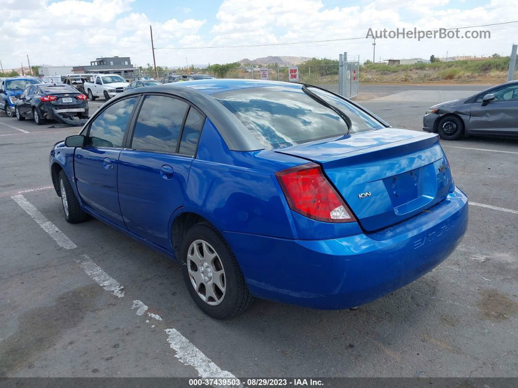 2003 Saturn Ion Ion 2 Blue vin: 1G8AJ52F43Z137839