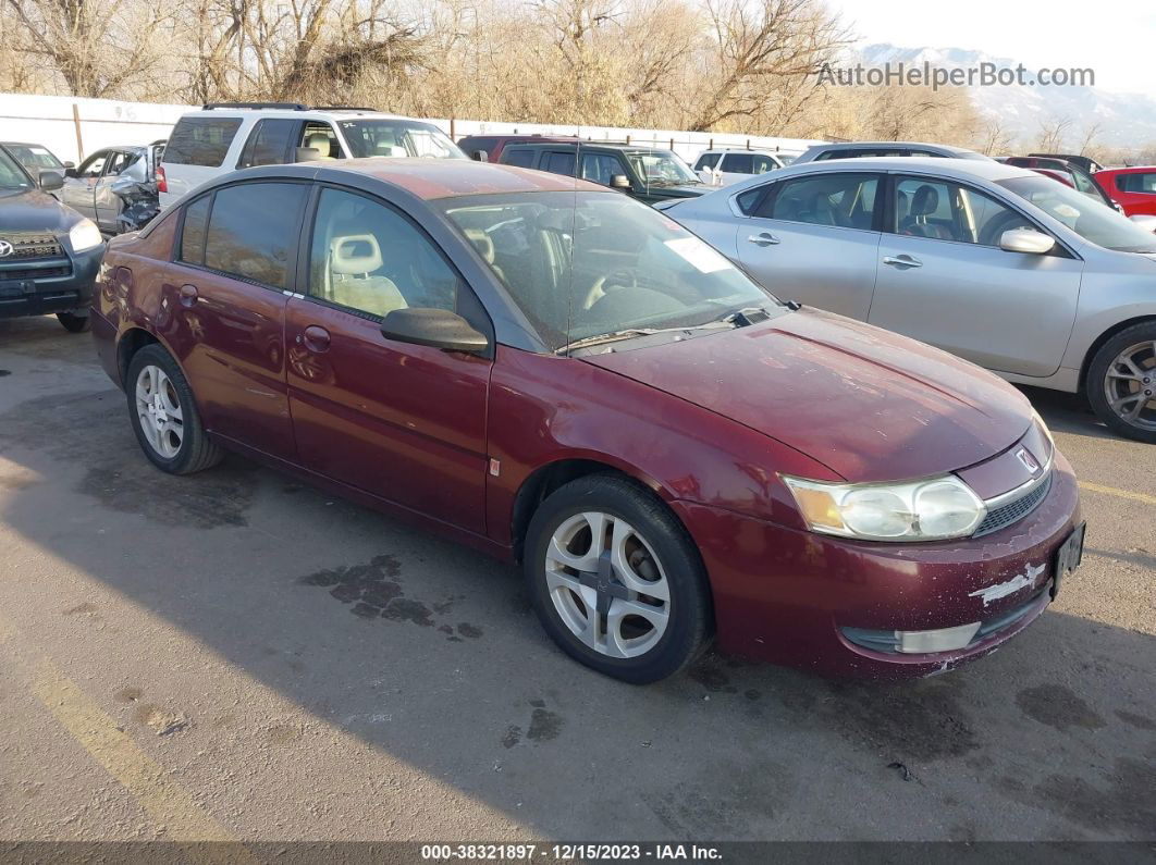 2003 Saturn Ion Ion 3 Красный vin: 1G8AL52F03Z113452