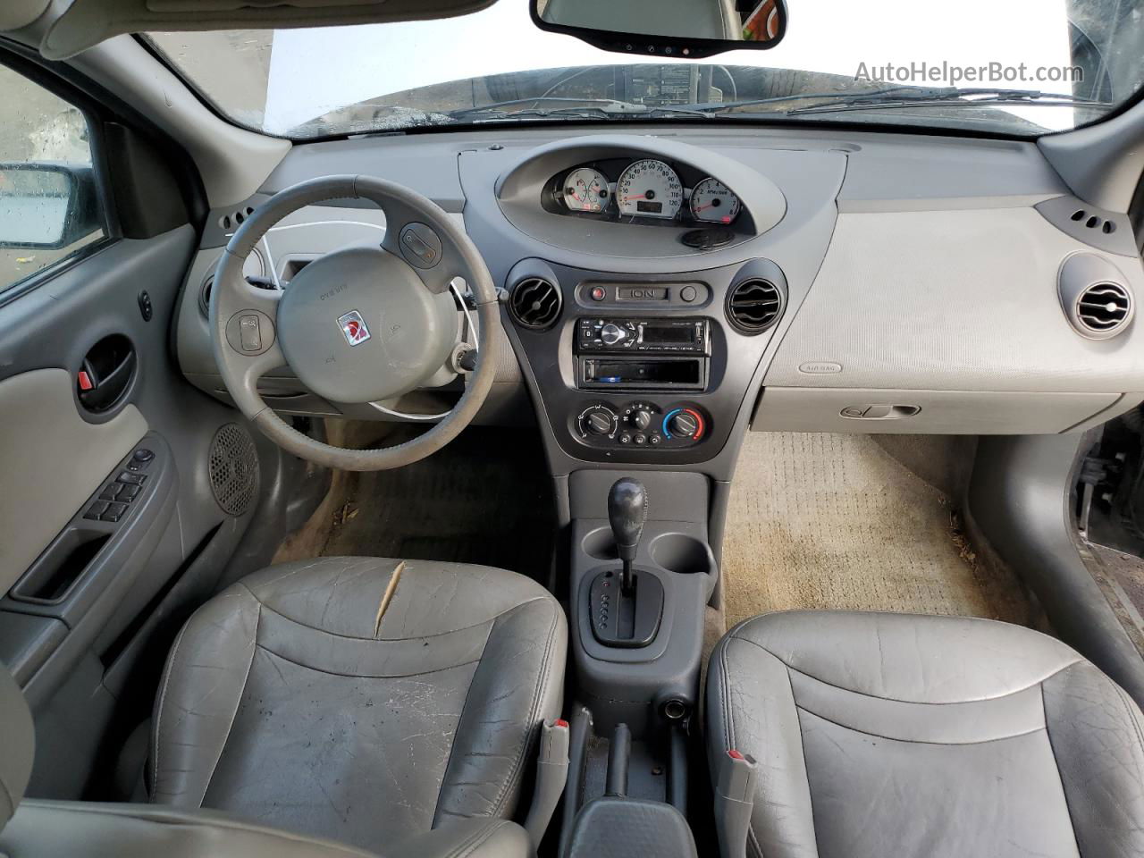 2003 Saturn Ion Level 3 Silver vin: 1G8AL52F03Z117100