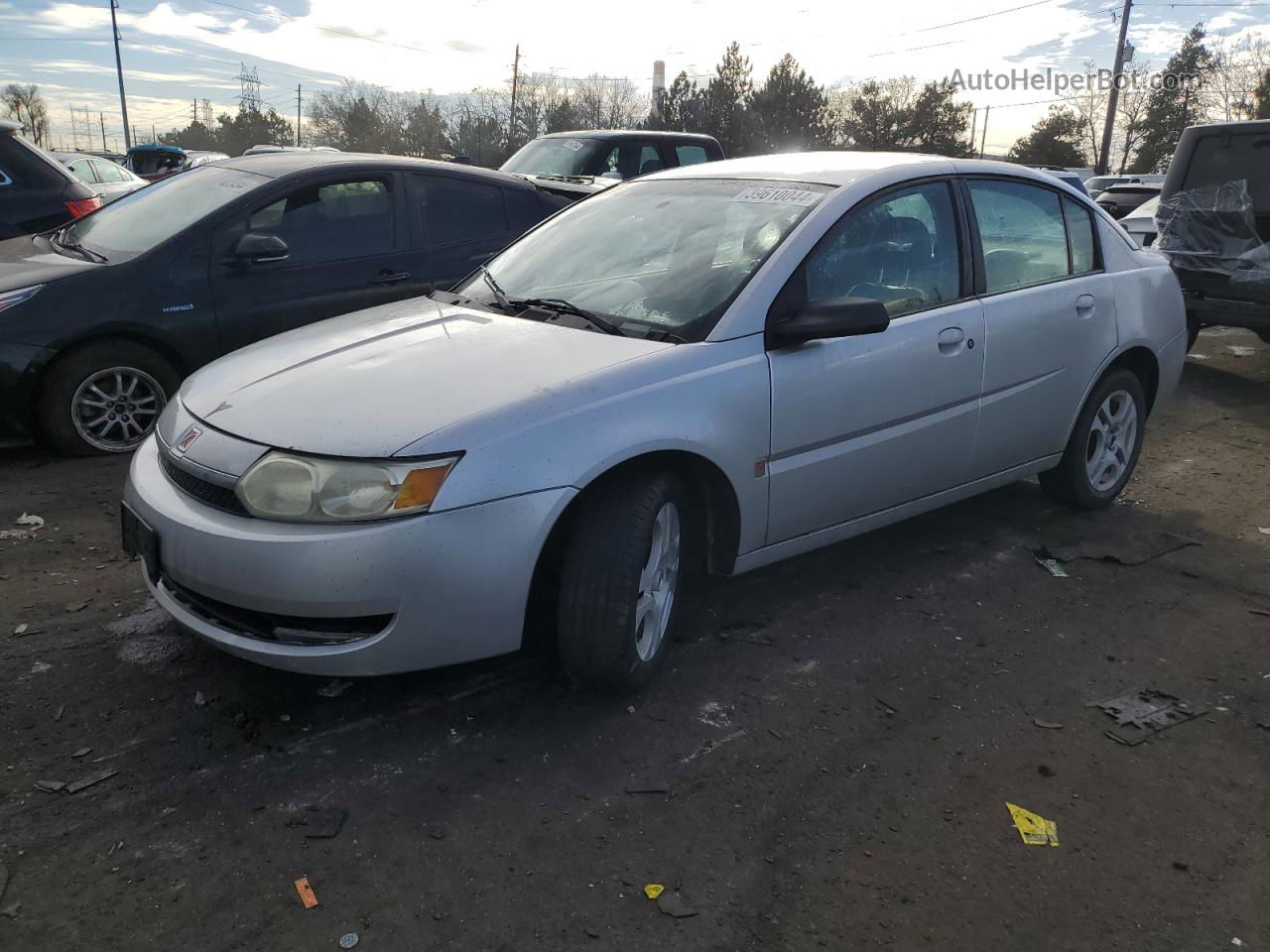 2003 Saturn Ion Level 3 Silver vin: 1G8AL52F03Z117100