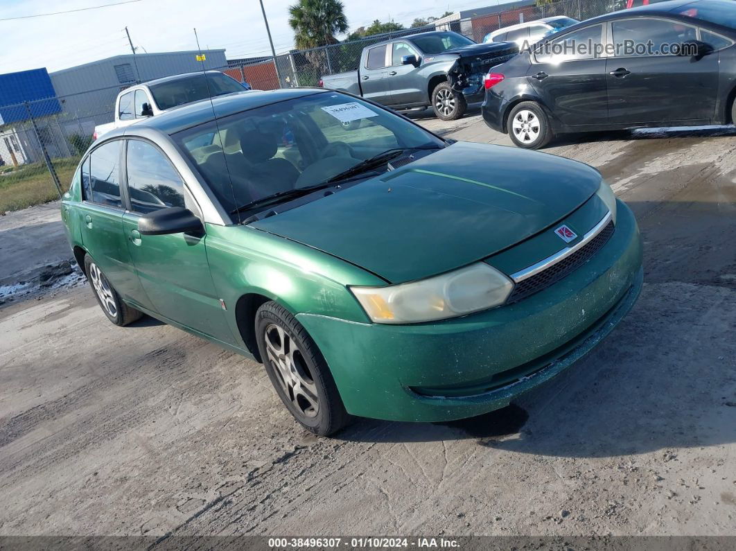 2003 Saturn Ion Ion 3 Green vin: 1G8AL52F23Z106972