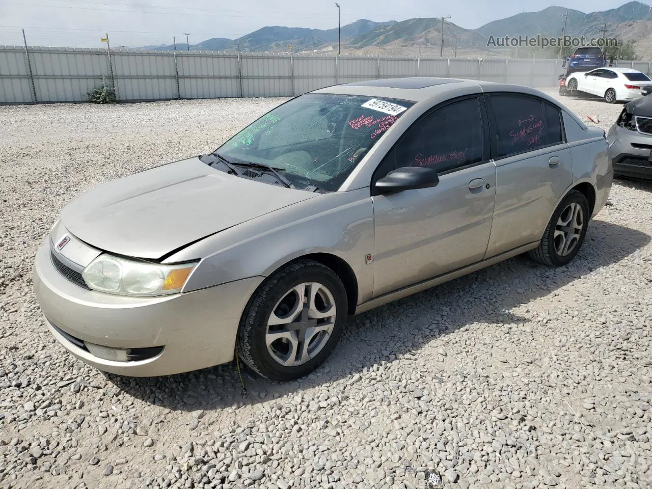 2003 Saturn Ion Level 3 Tan vin: 1G8AL52F23Z147036