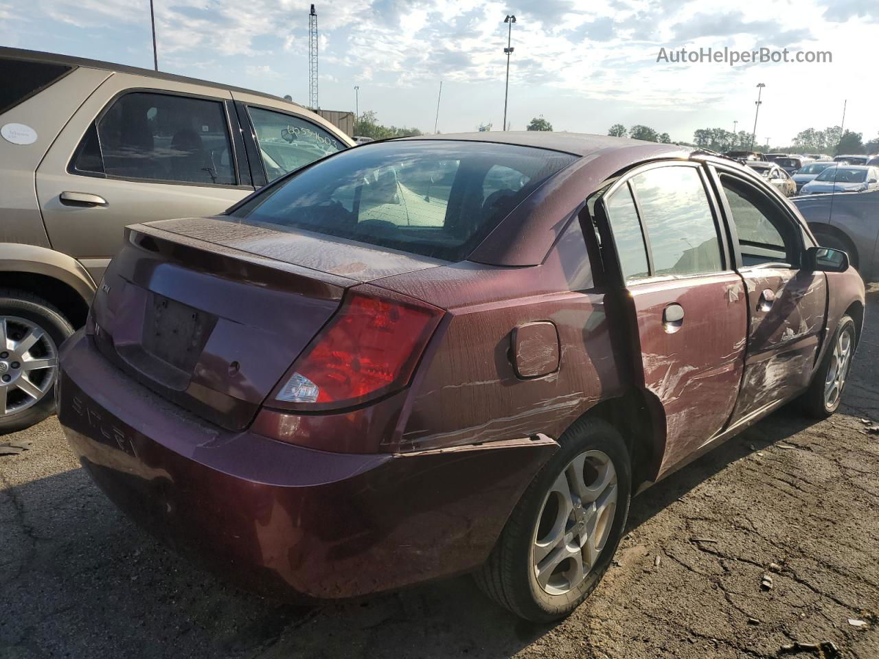 2003 Saturn Ion Level 3 Maroon vin: 1G8AL52F23Z161552