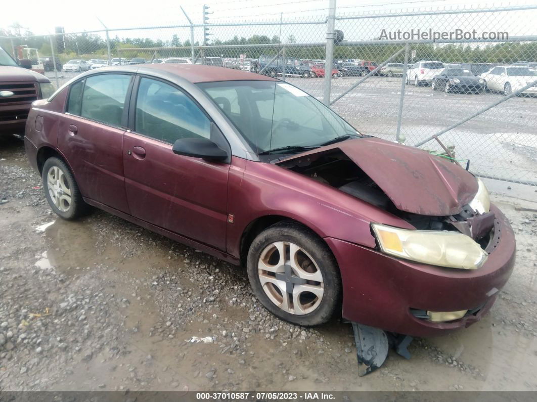 2003 Saturn Ion Ion 3 Красный vin: 1G8AL52F33Z120105