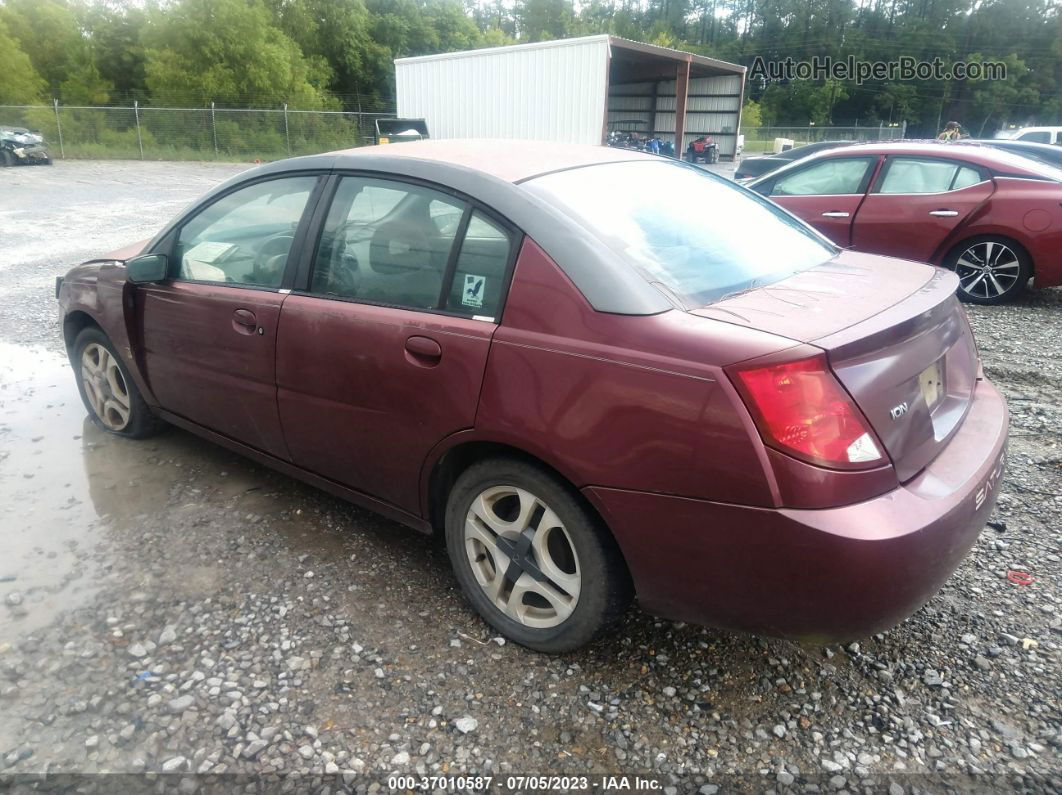 2003 Saturn Ion Ion 3 Red vin: 1G8AL52F33Z120105