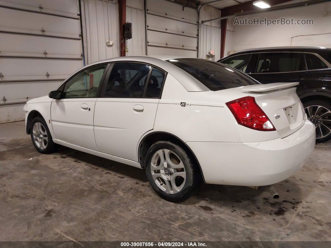 2003 Saturn Ion 3 White vin: 1G8AL52F43Z105967