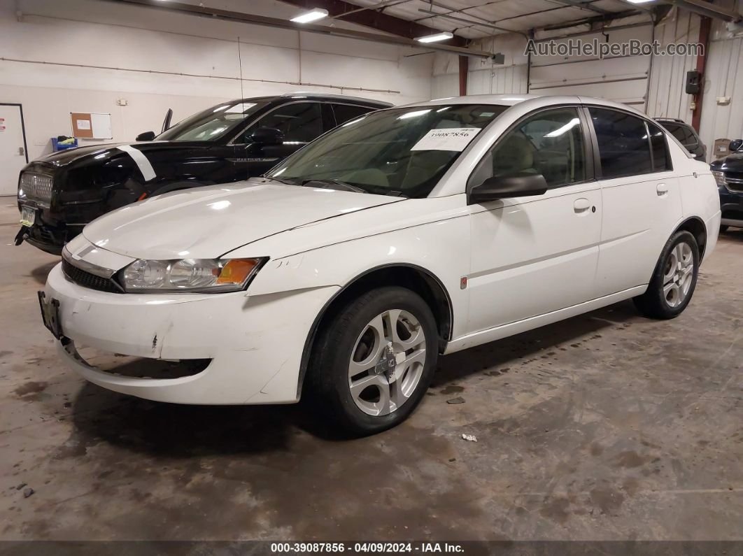 2003 Saturn Ion 3 White vin: 1G8AL52F43Z105967