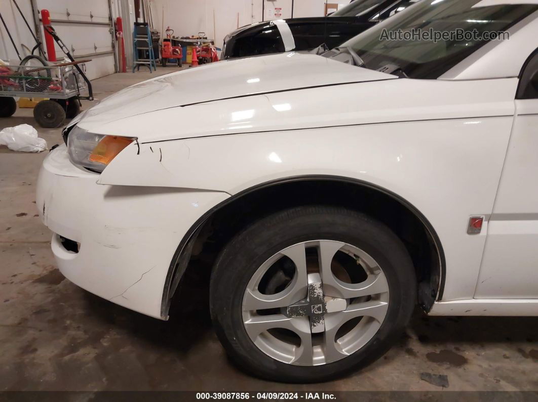 2003 Saturn Ion 3 White vin: 1G8AL52F43Z105967