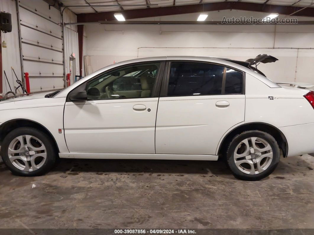 2003 Saturn Ion 3 White vin: 1G8AL52F43Z105967