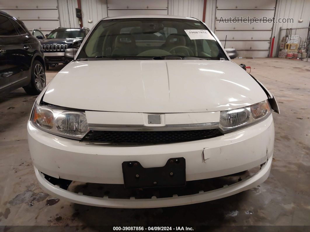 2003 Saturn Ion 3 White vin: 1G8AL52F43Z105967