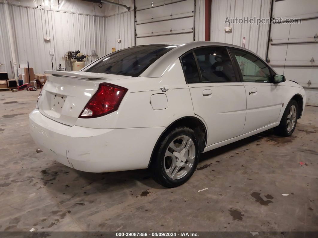 2003 Saturn Ion 3 White vin: 1G8AL52F43Z105967