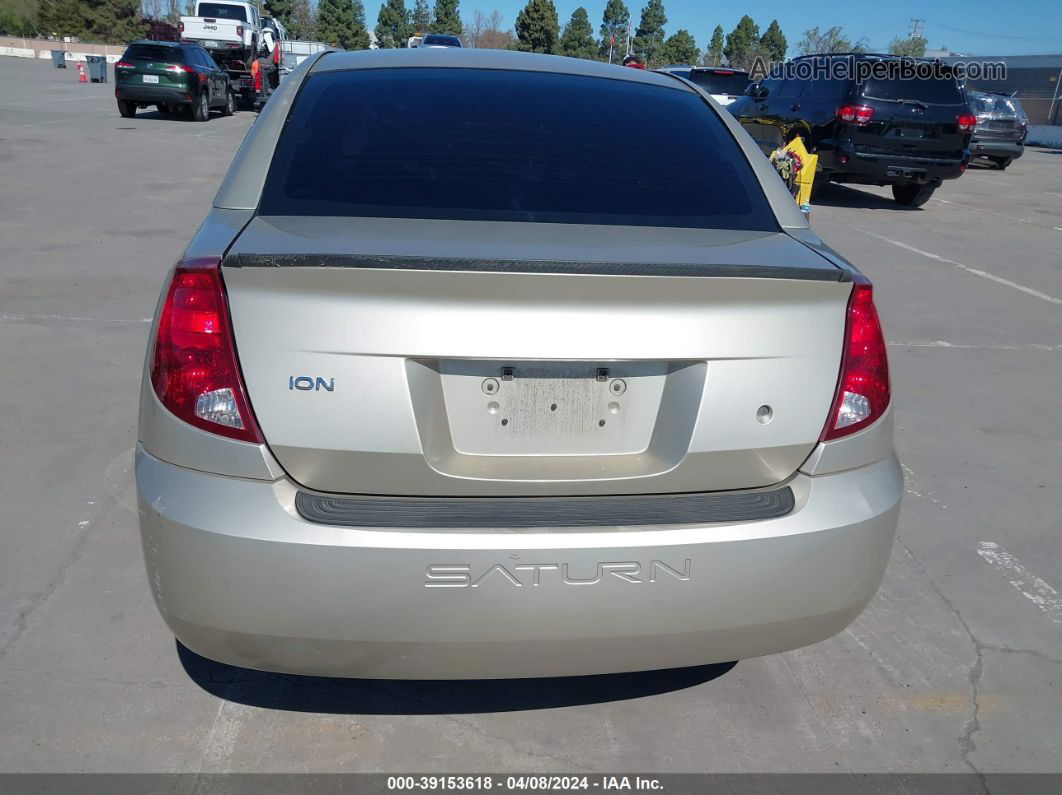 2003 Saturn Ion 3 Золотой vin: 1G8AL52F53Z183884