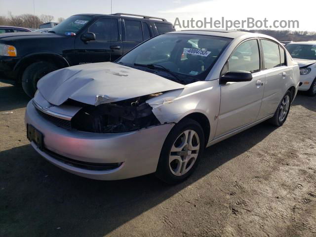 2003 Saturn Ion Level 3 Silver vin: 1G8AL52F63Z109986