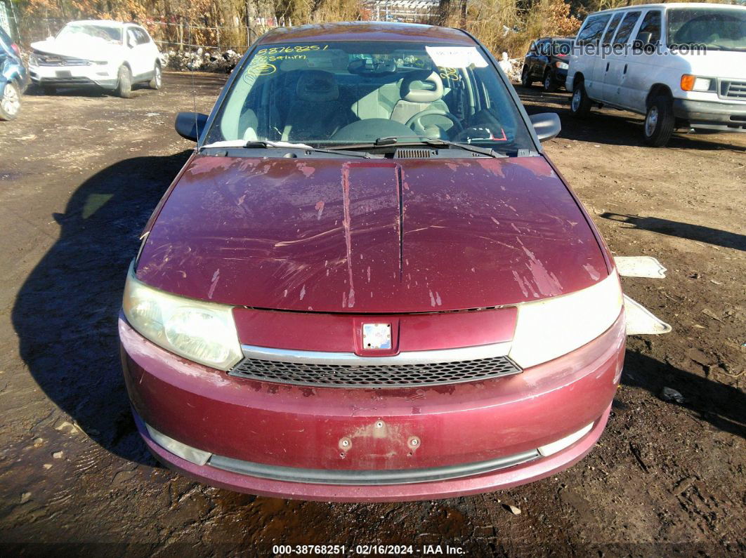 2003 Saturn Ion 3 Red vin: 1G8AL52F63Z117666