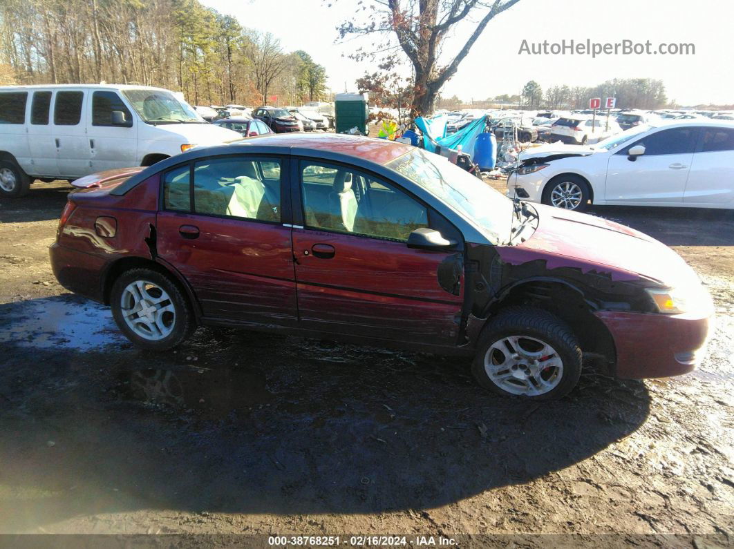 2003 Saturn Ion 3 Red vin: 1G8AL52F63Z117666