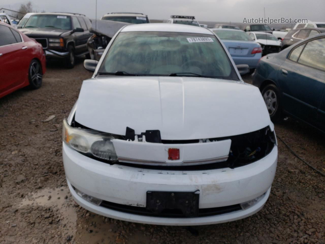 2003 Saturn Ion Level 3 White vin: 1G8AL52F73Z115828