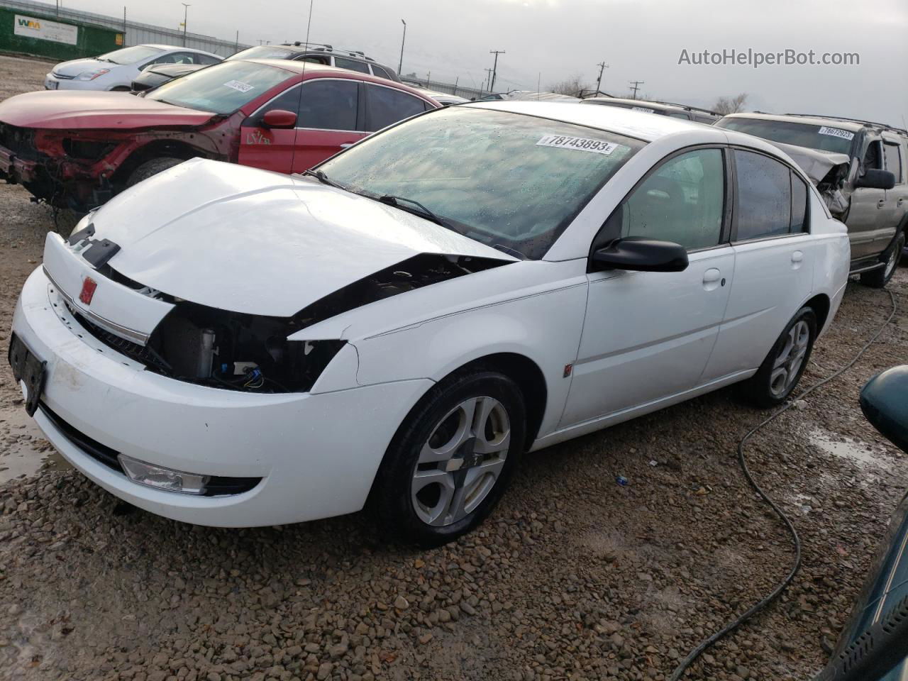 2003 Saturn Ion Level 3 Белый vin: 1G8AL52F73Z115828