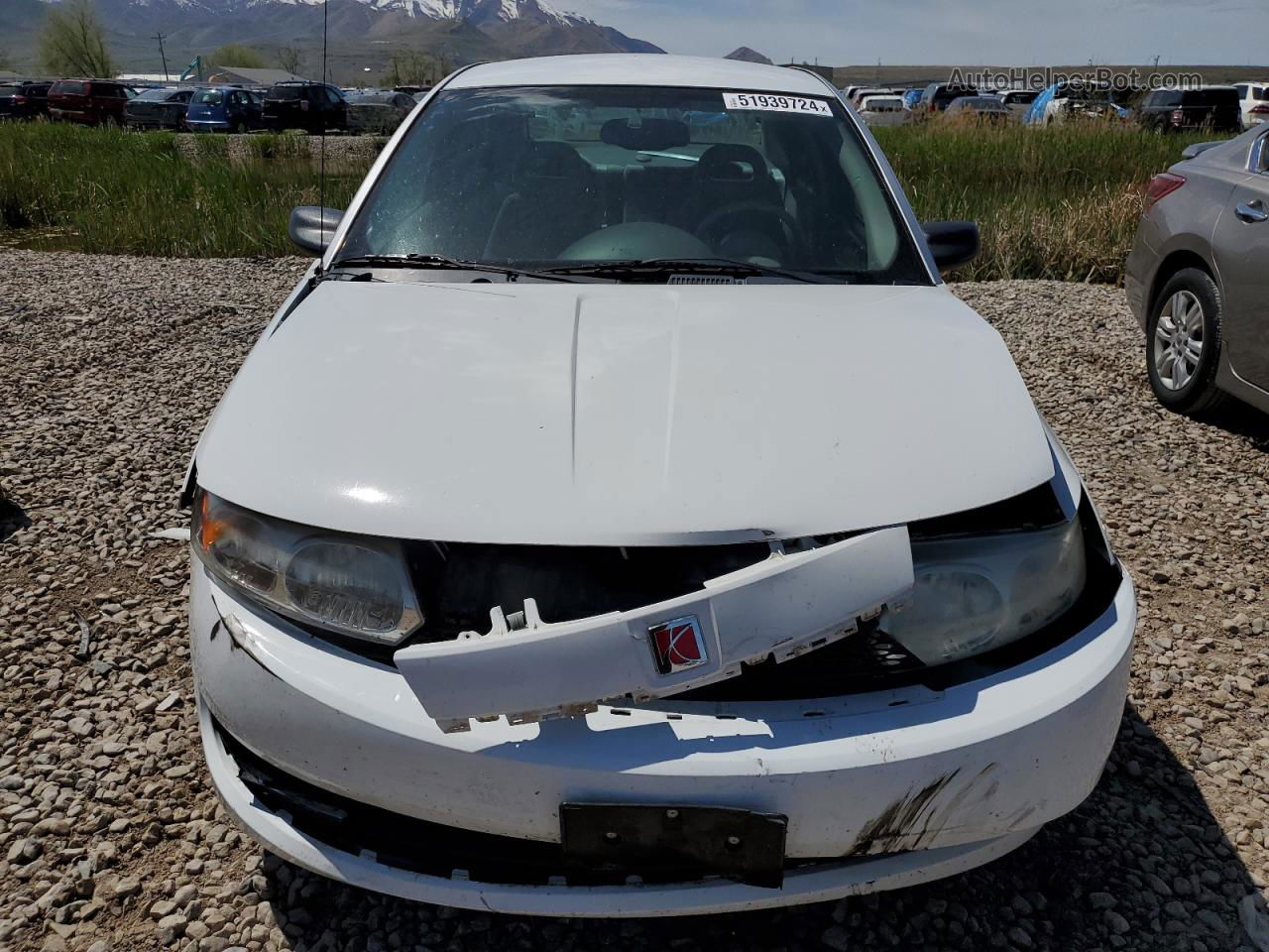 2003 Saturn Ion Level 3 White vin: 1G8AL52F73Z115828