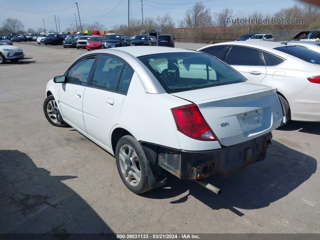 2003 Saturn Ion 3 White vin: 1G8AL52F73Z119782