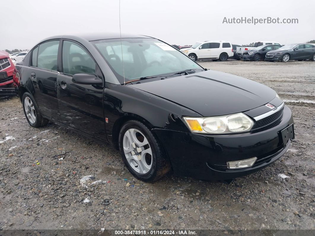 2003 Saturn Ion Ion 3 Black vin: 1G8AL52F73Z125842