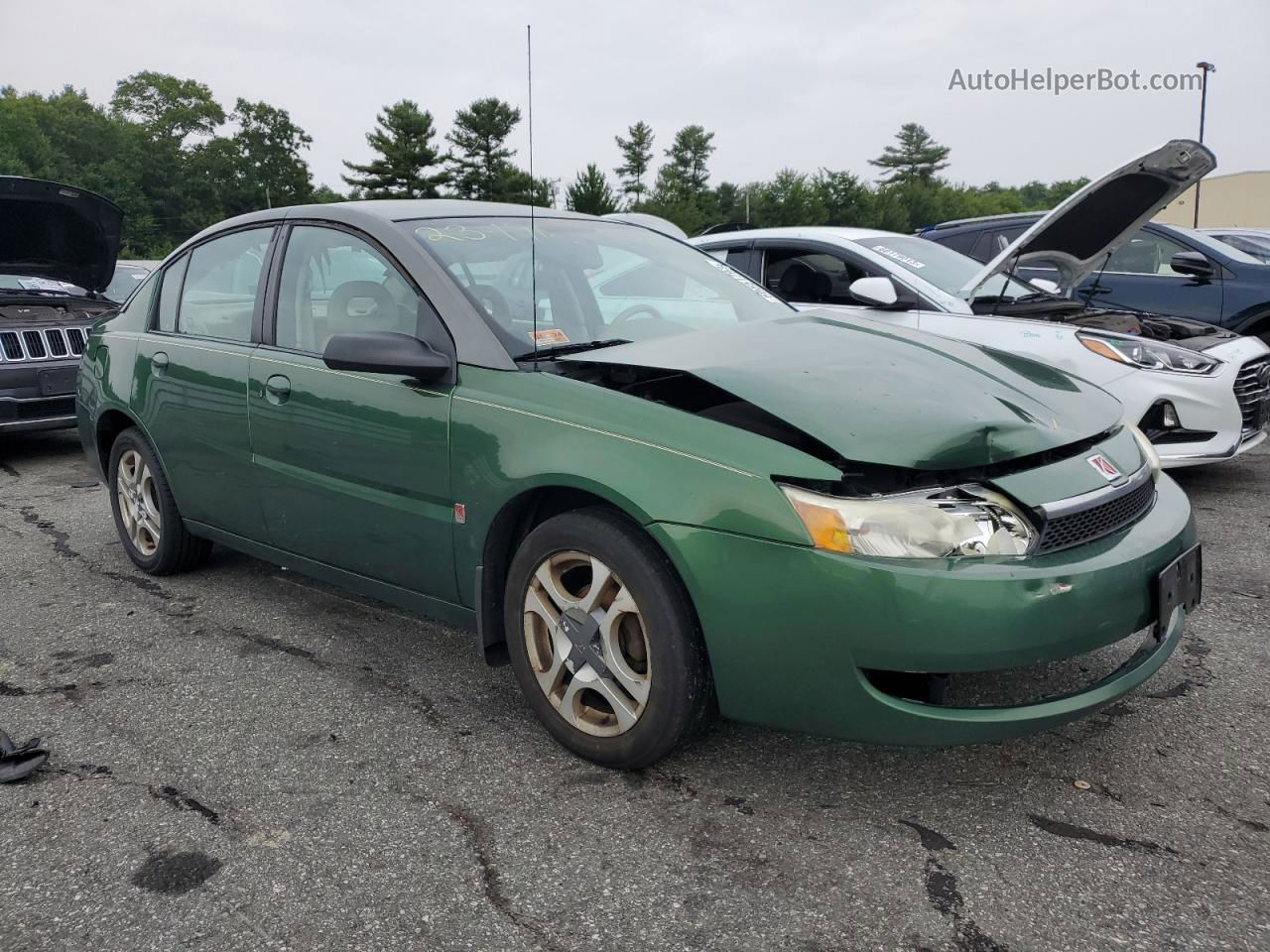 2003 Saturn Ion Level 3 Green vin: 1G8AL52FX3Z121137