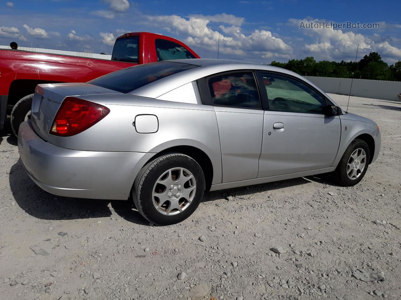 2003 Saturn Ion Level 2 Silver vin: 1G8AN12F43Z194569