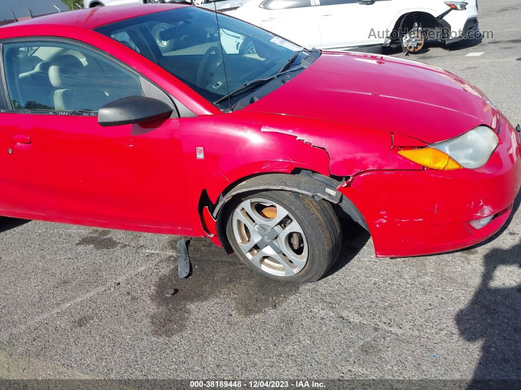 2003 Saturn Ion Ion 3 Red vin: 1G8AW12F83Z206154