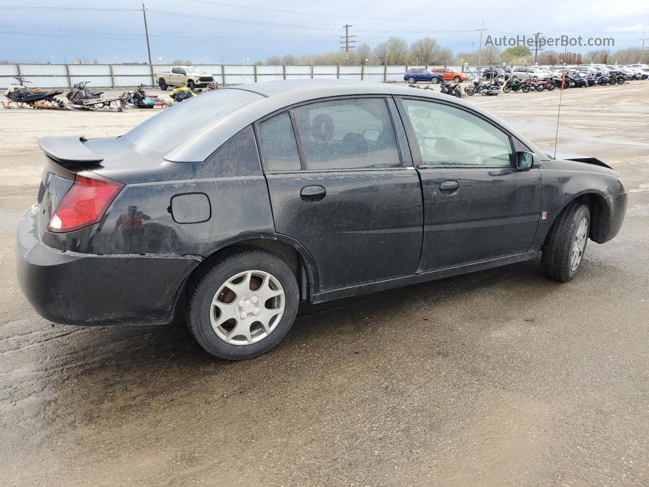 2003 Saturn Ion Level 2 Black vin: 1G8AZ52F13Z147396