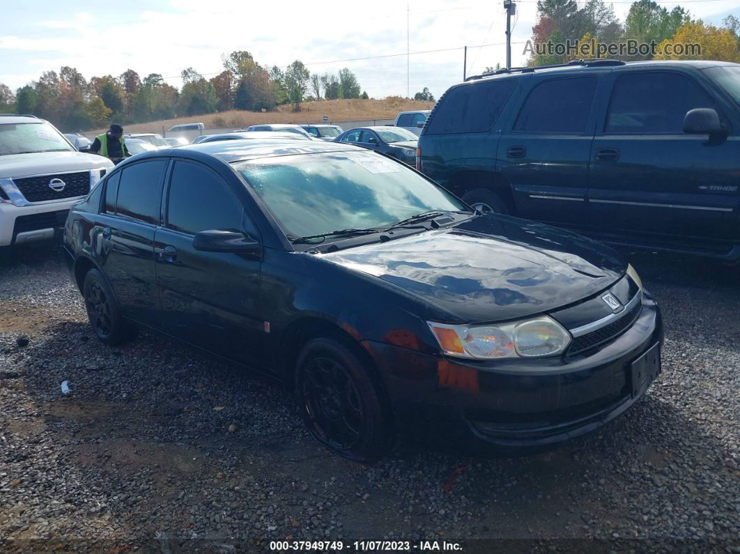 2003 Saturn Ion Ion 2 Black vin: 1G8AZ52F93Z194952