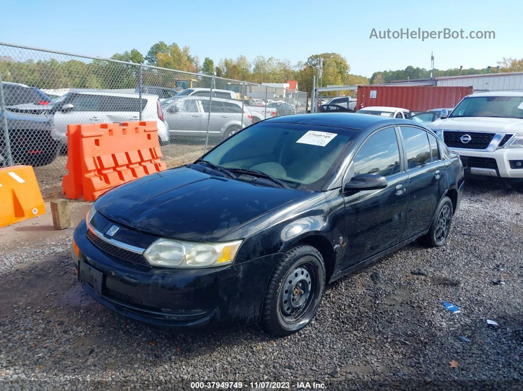 2003 Saturn Ion Ion 2 Black vin: 1G8AZ52F93Z194952