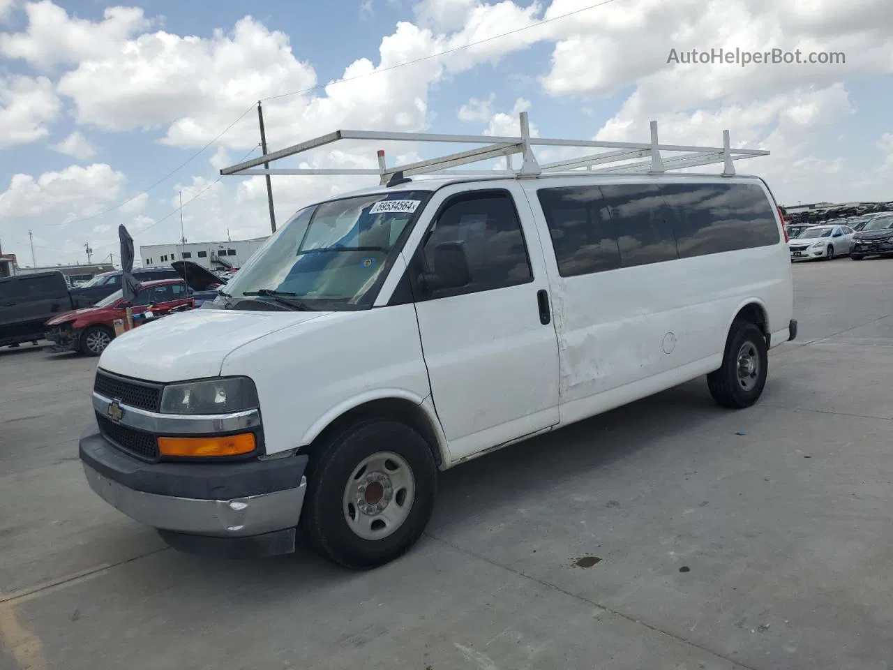 2017 Chevrolet Express G3500 Lt White vin: 1GAZGPFF2H1134241