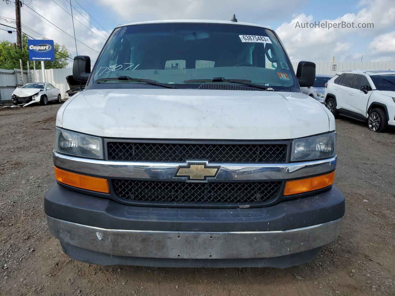 2017 Chevrolet Express G3500 Lt White vin: 1GAZGPFG7H1335982