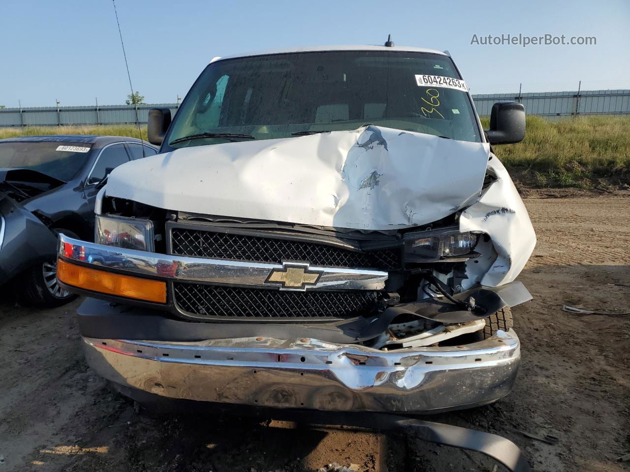 2017 Chevrolet Express G3500 Lt White vin: 1GAZGPFGXH1135257