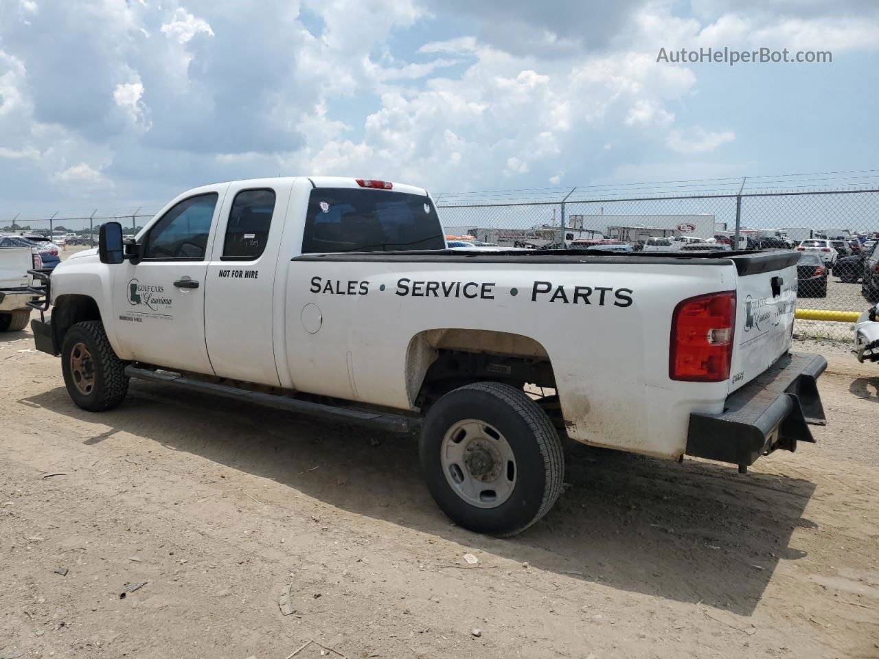 2013 Chevrolet Silverado C2500 Heavy Duty Белый vin: 1GB2CVC8XDZ356945