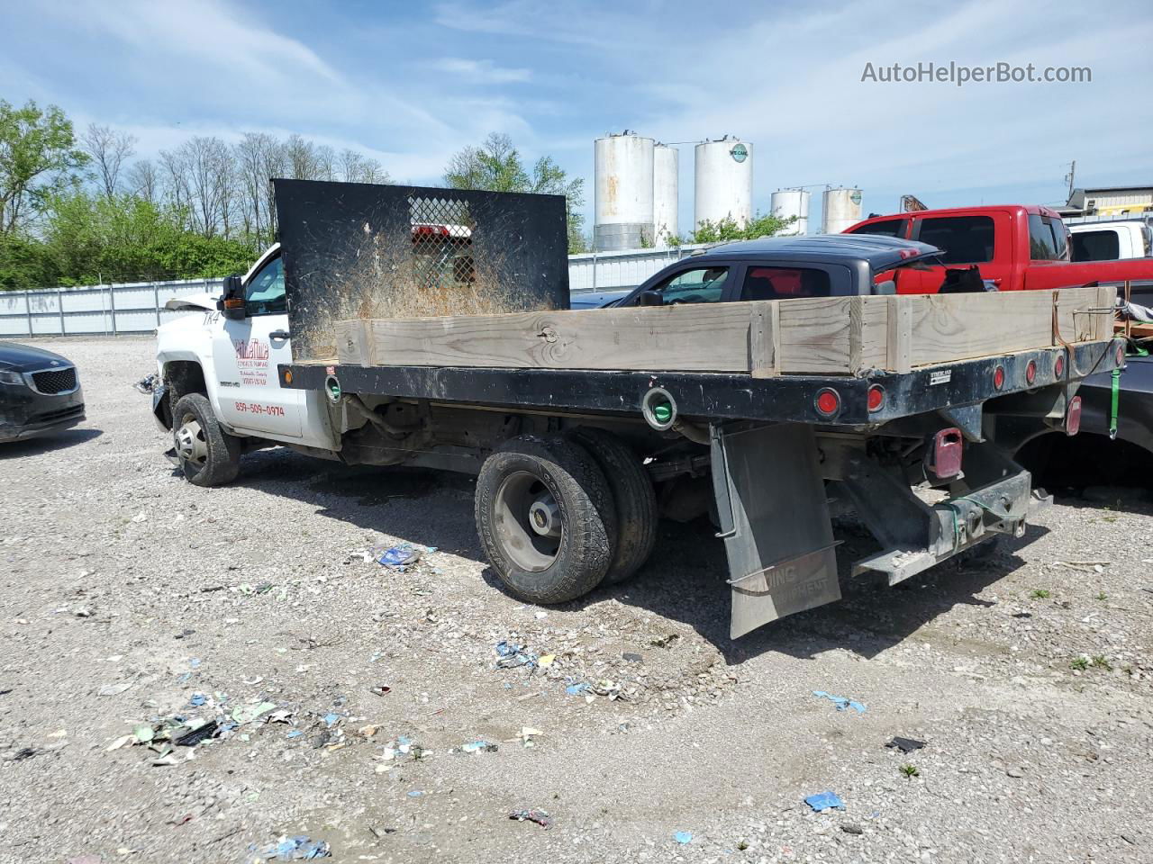 2018 Chevrolet Silverado K3500 White vin: 1GB3KYCY9JF232820