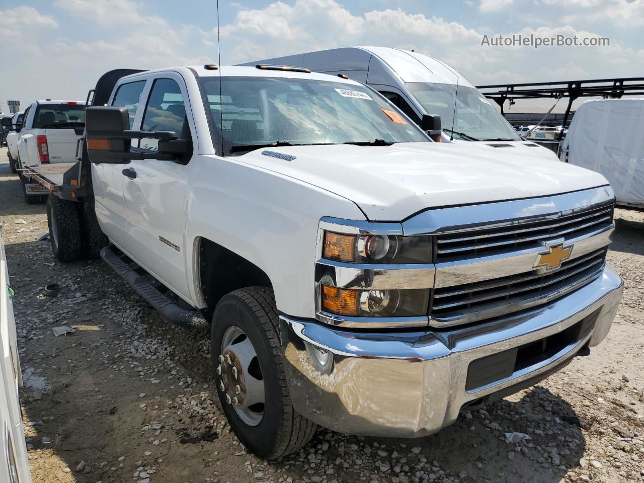 2016 Chevrolet Silverado C3500 Белый vin: 1GB4CYC83GF249056