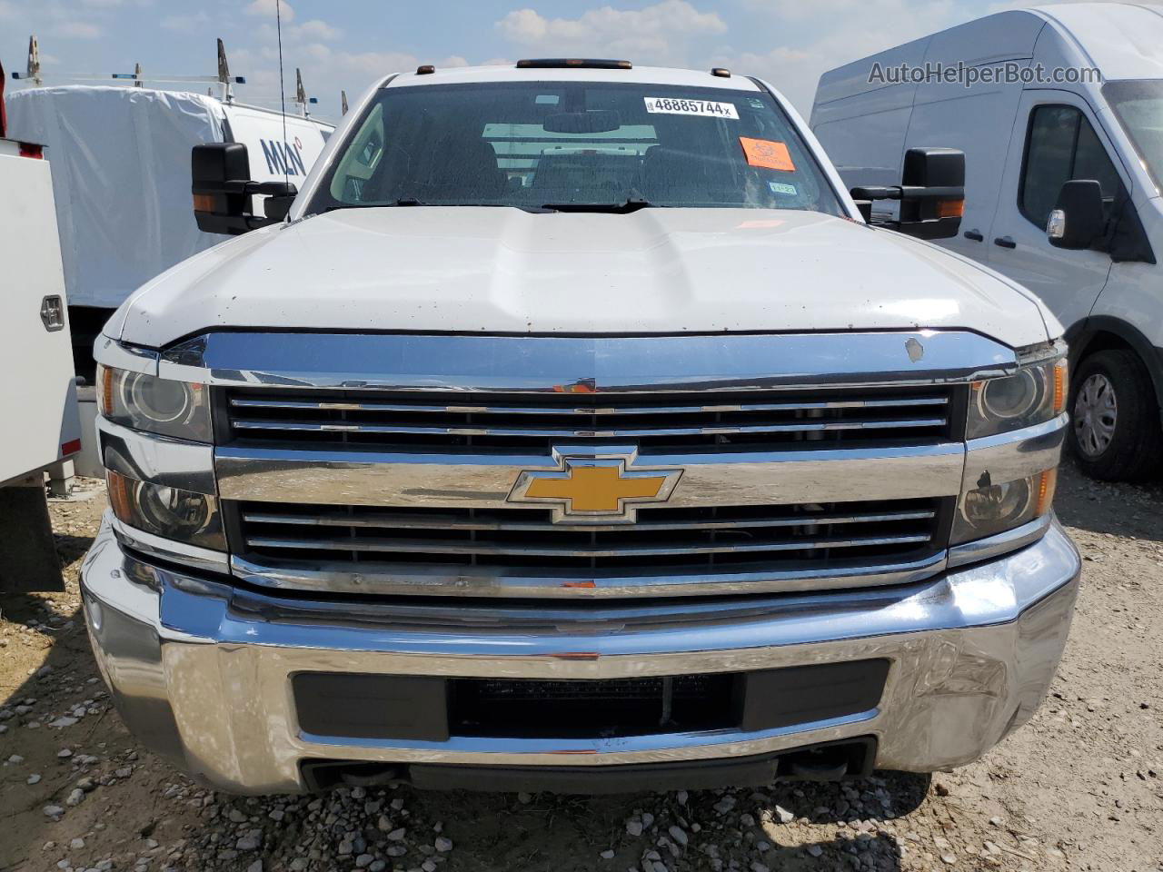 2016 Chevrolet Silverado C3500 Белый vin: 1GB4CYC83GF249056