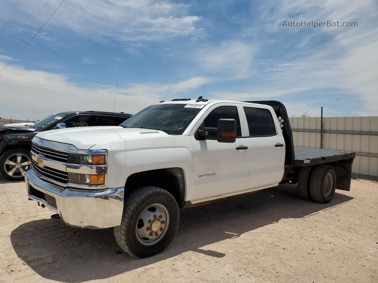 2016 Chevrolet Silverado K3500 White vin: 1GB4KYC85GF282661