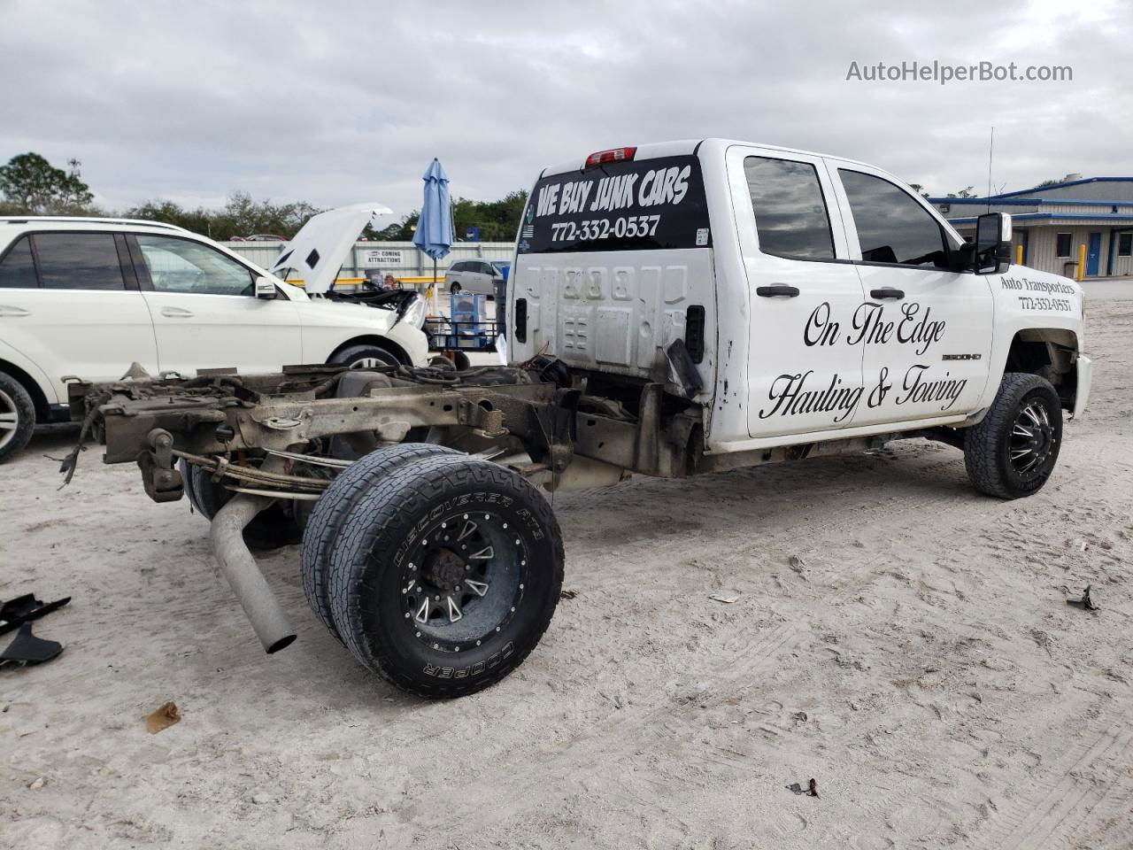 2015 Chevrolet Silverado K3500 Lt Белый vin: 1GB5KZE86FZ137066