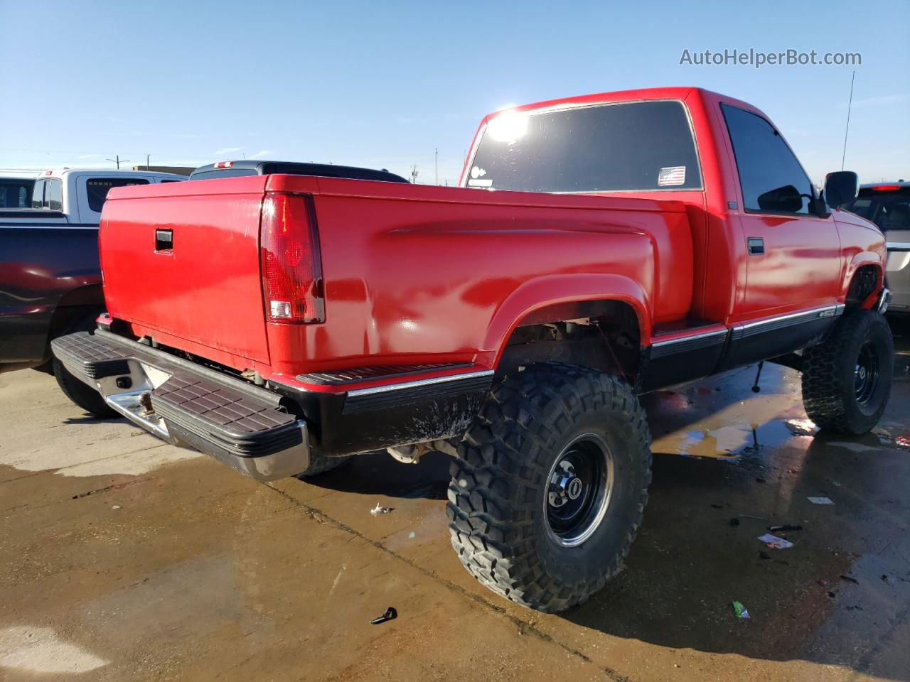 1993 Chevrolet Gmt-400 C1500 Red vin: 1GBDC14K8PZ119922