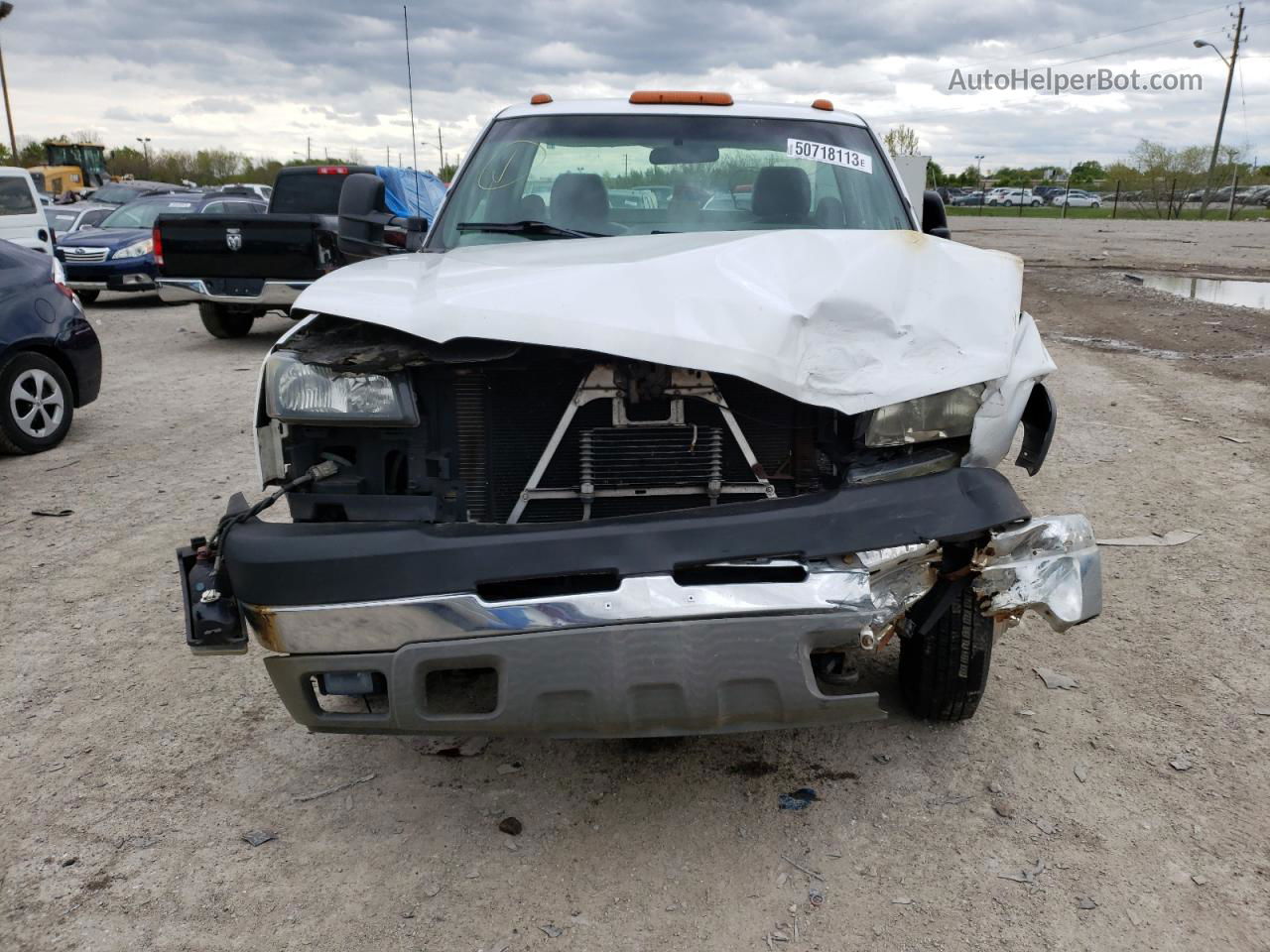 2003 Chevrolet Silverado K3500 White vin: 1GBJK34G13E294107