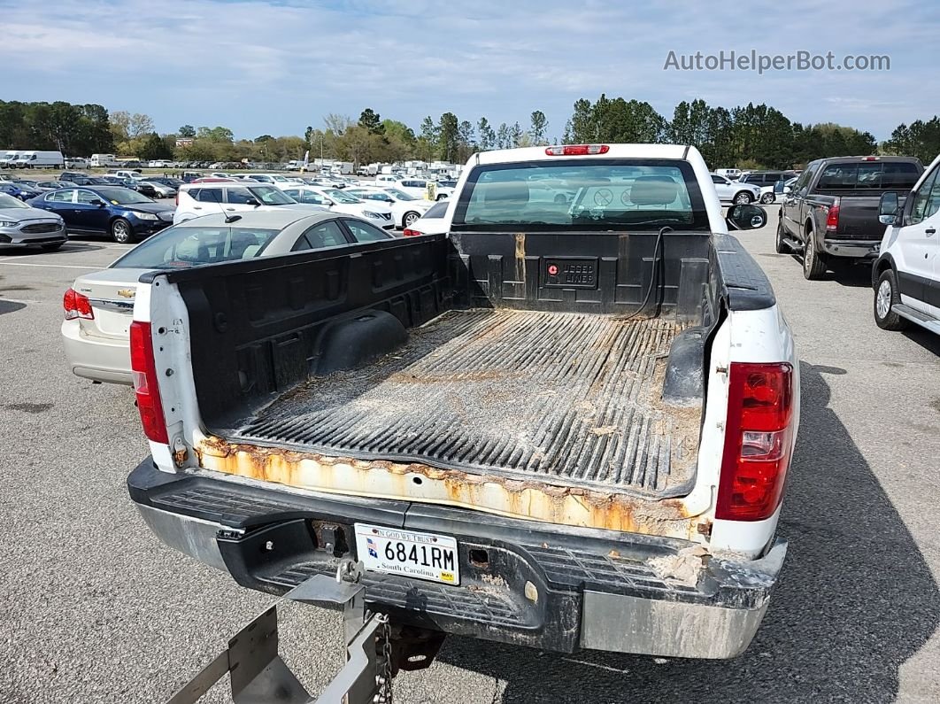 2013 Chevrolet Silverado 2500hd Work Truck White vin: 1GC0CVCG2DF205917