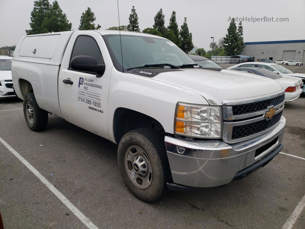 2013 Chevrolet Silverado C2500 Heavy Duty Белый vin: 1GC0CVCG4DF167039